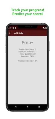 ACT Daily Exam Prep and More android App screenshot 0