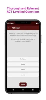 ACT Daily Exam Prep and More android App screenshot 2